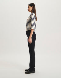 4qty NEW  / Pantalon Francisco en laine -  Blue Dark