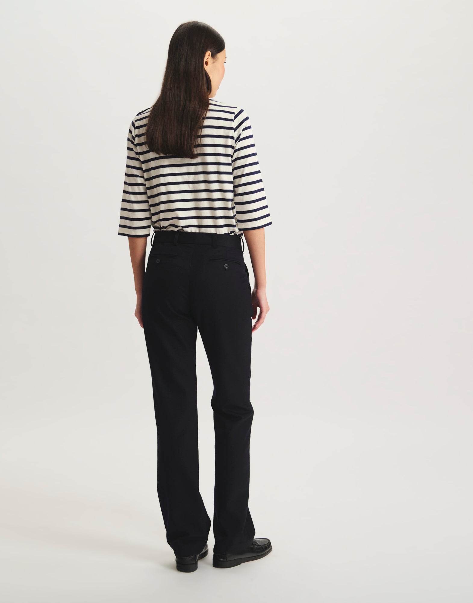 4qty NEW  / Pantalon Francisco en laine -  Blue Dark