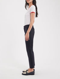 3qty RELIQUAT 75€ 0%  / Pantalon 7/8 Audrey en laine - Blue Dark