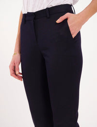 3qty RELIQUAT 75€ 0%  / Pantalon 7/8 Audrey en laine - Blue Dark