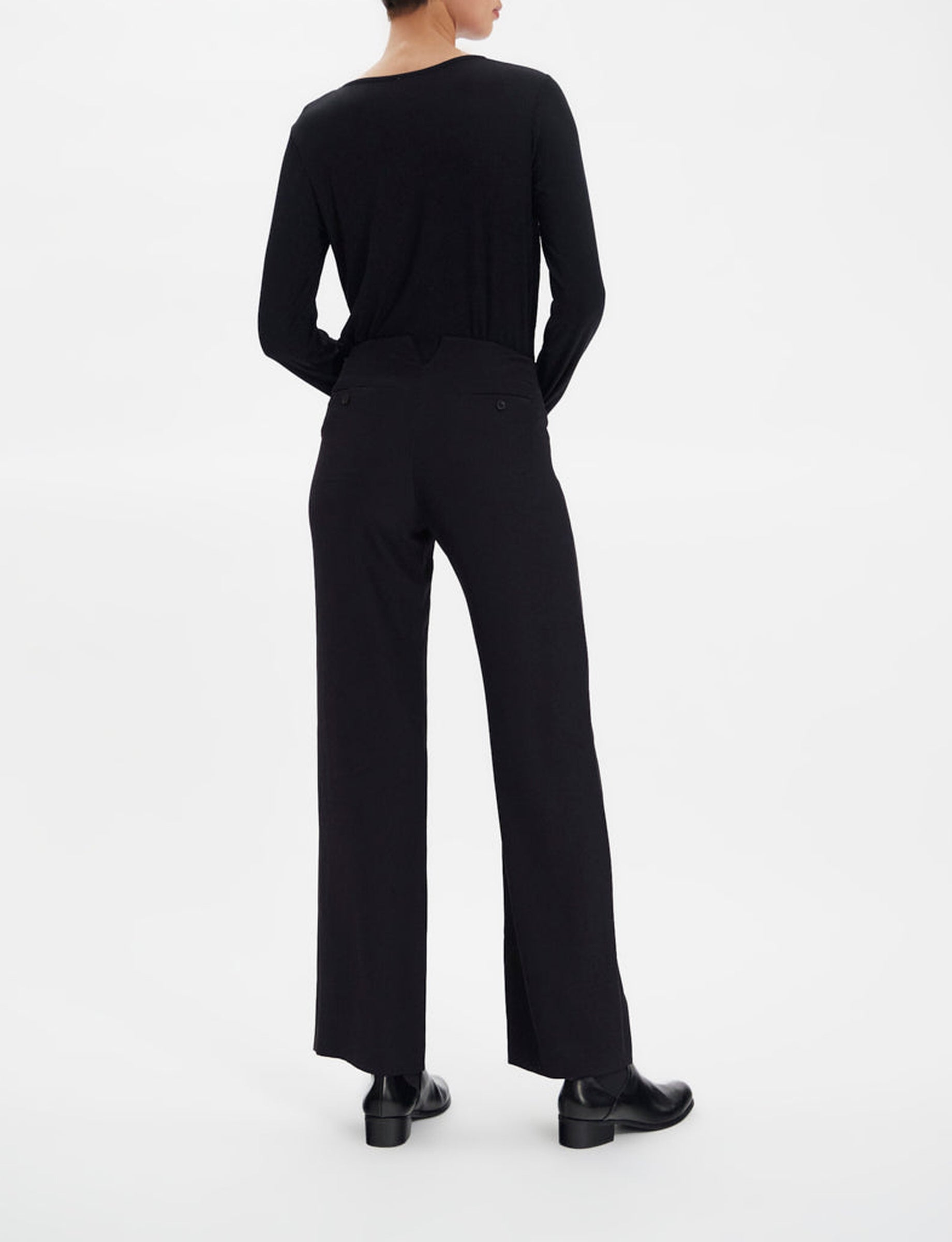 1qty RELIQUAT 75€ 0%  / Pantalon droit Gabriel - Black
