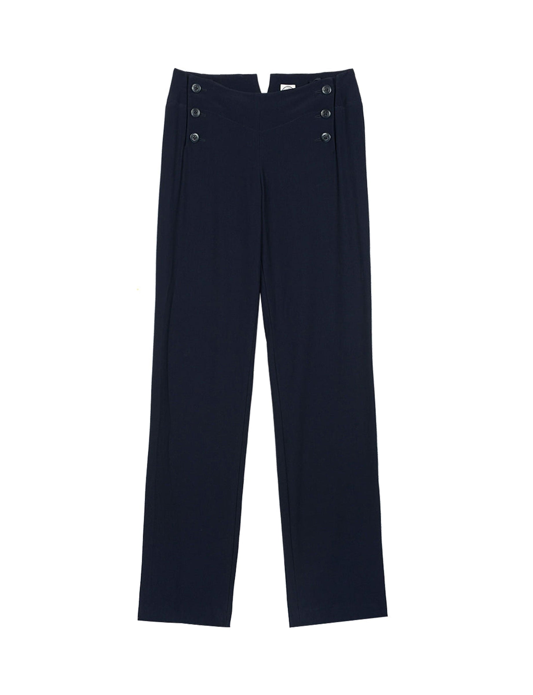 1qty RELIQUAT 75€ 0%  / Pantalon droit Gabriel - Blue Navy