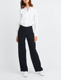 1qty RELIQUAT 75€ 0%  / Pantalon droit Gabriel - Blue Navy