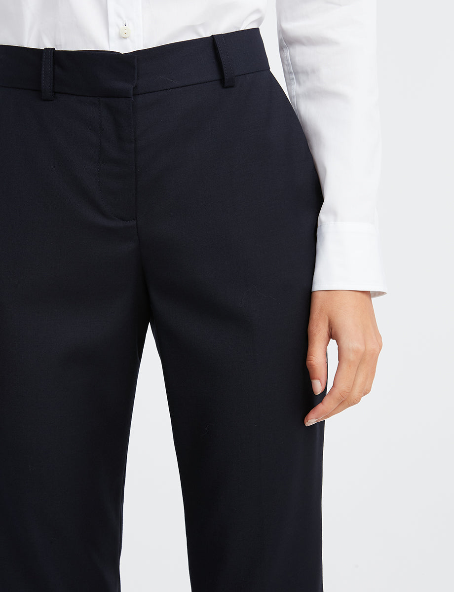 1qty NEW  / Pantalon Anatole en laine -  Blue Dark