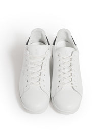 96qty NEW  / Baskets Charly en cuir -  White Blue