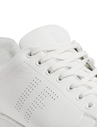 96qty NEW  / Baskets Charly en cuir -  White Blue