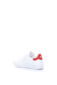 64qty NEW  / Baskets Charly en cuir -  White Red
