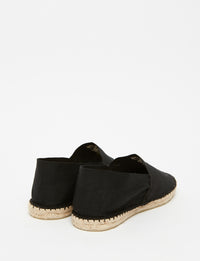 33qty NEW  / Espadrilles Auriane -  Black Ecru