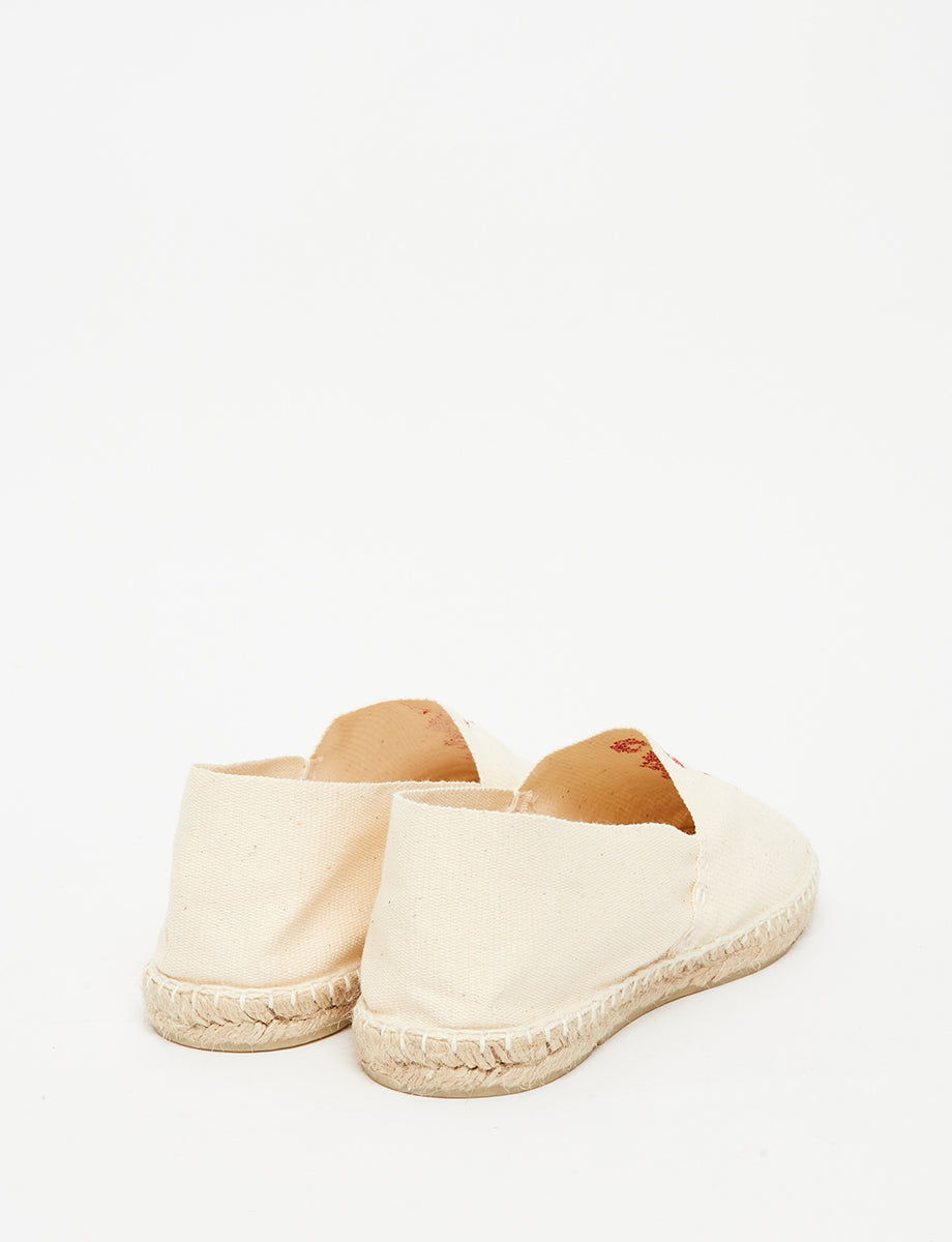 62qty NEW  / Espadrilles Auriane -  Ecru Red