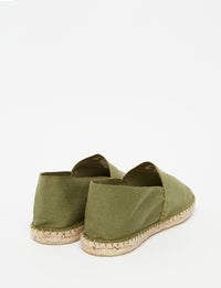 49qty NEW  / Espadrilles Auriane -  Khaki Ecru