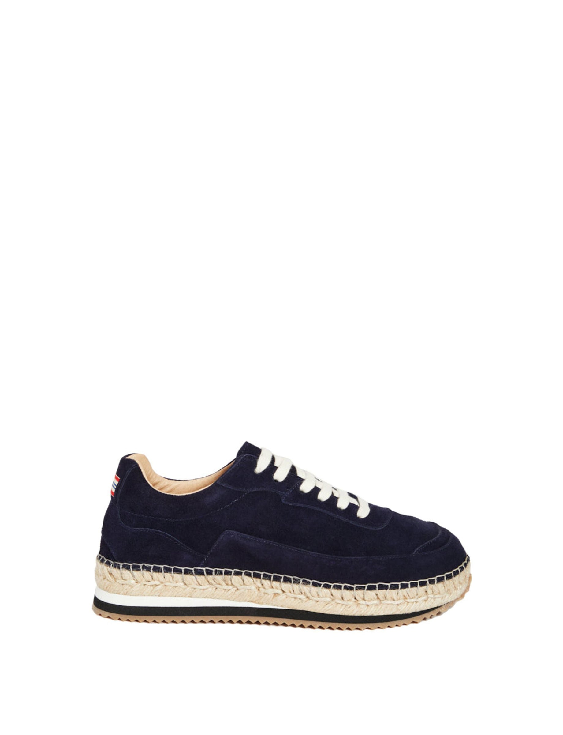 3qty RELIQUAT 75€ 33,3%  / Espadrilles sneakers Tracy en cuir - Blue Navy