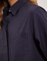 2qty RELIQUAT 50€ 25%  / Chemise droite Maureen - Blue Navy