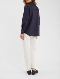2qty RELIQUAT 50€ 25%  / Chemise droite Maureen - Blue Navy