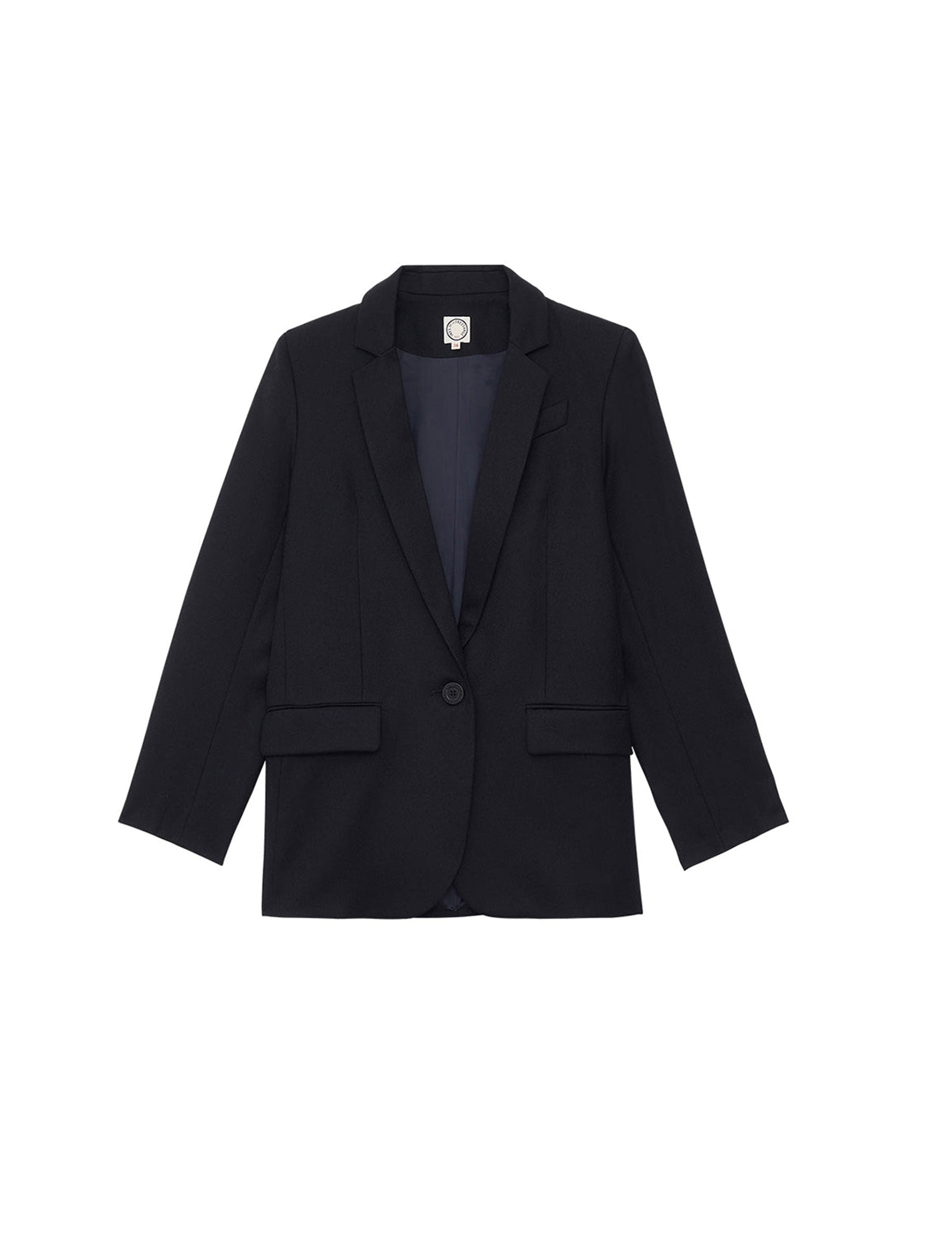 2qty RELIQUAT 90€ 100%  / Blazer Bruna en laine - Blue Dark