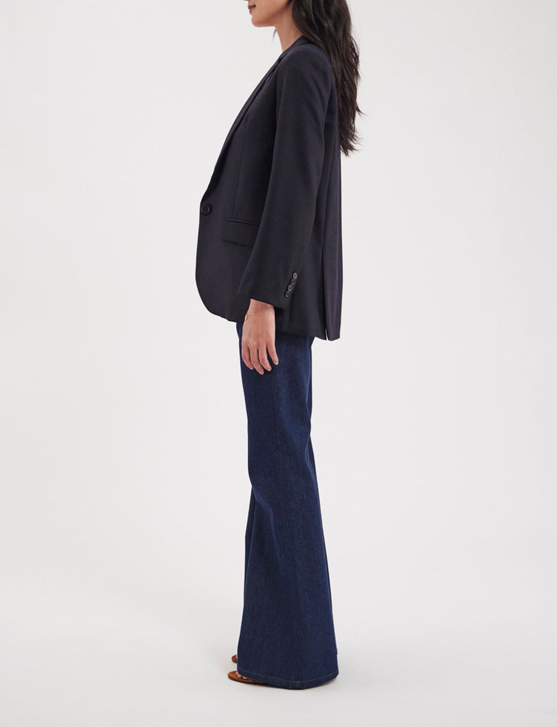 2qty RELIQUAT 90€ 100%  / Blazer Bruna en laine - Blue Dark
