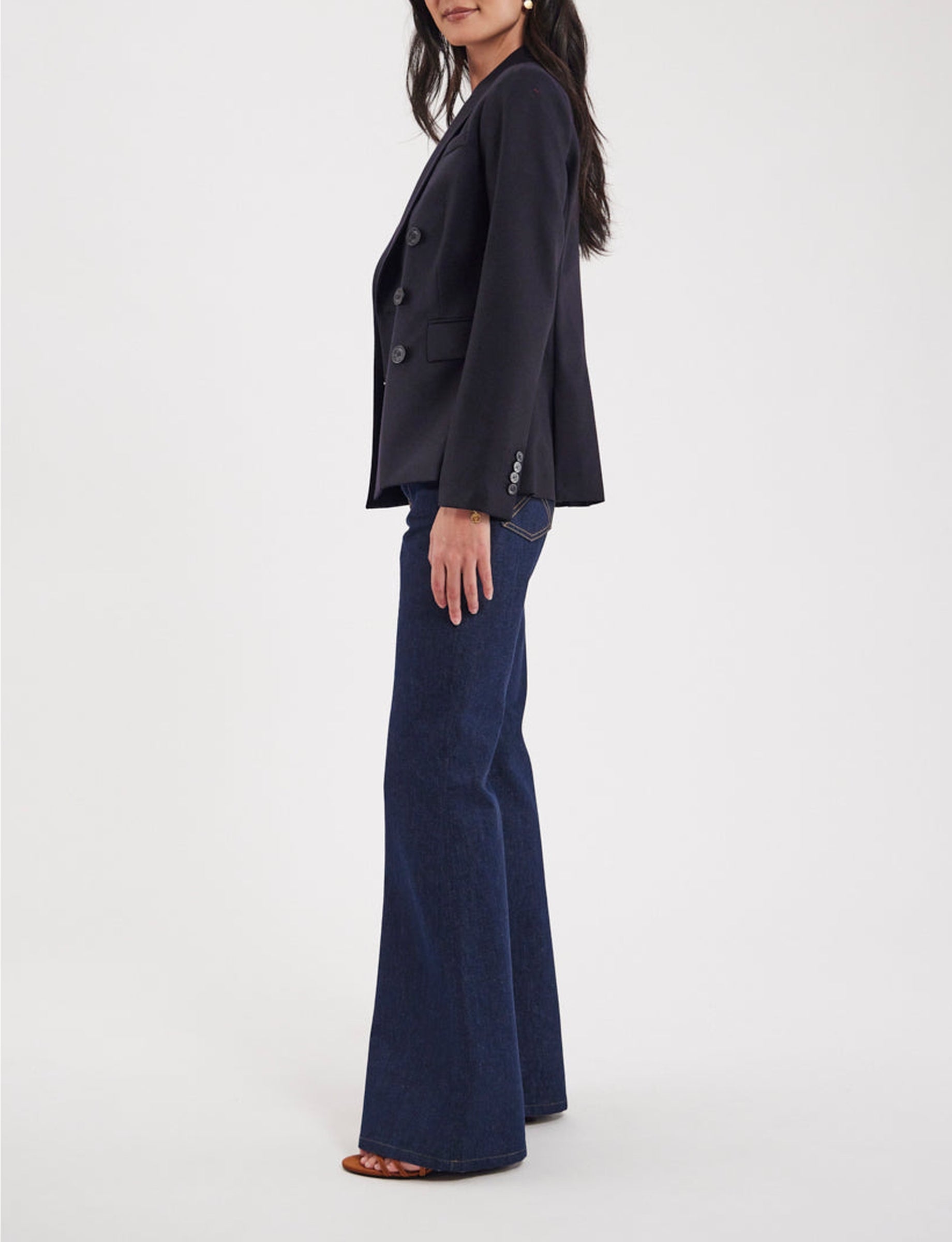 1qty RELIQUAT 120€ 100%  / Blazer Maurice en laine - Blue Dark
