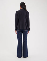 1qty RELIQUAT 120€ 100%  / Blazer Maurice en laine - Blue Dark