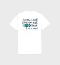 T-shirt Invitational à impression - White
