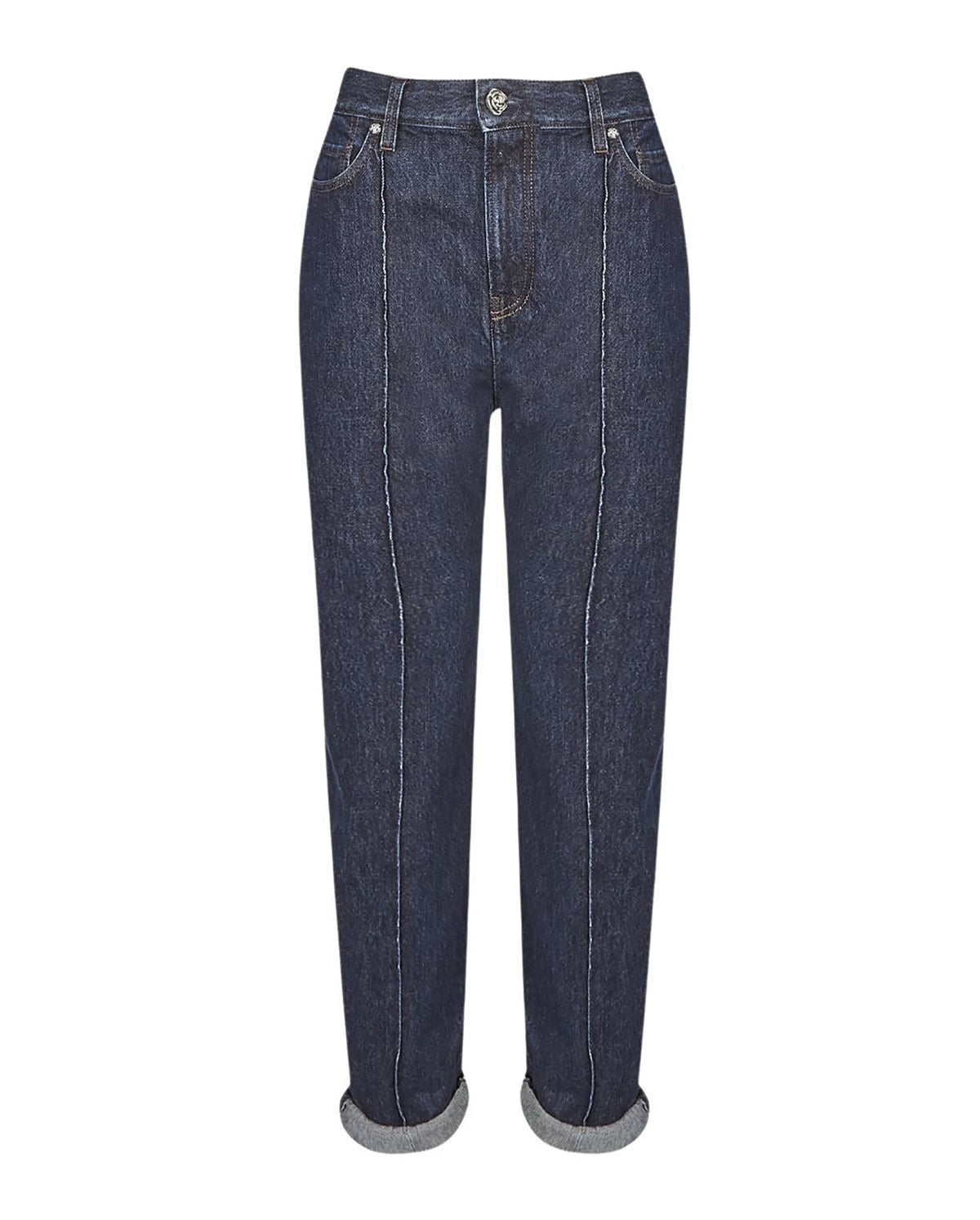 Jean mom Ira - Dark Navy