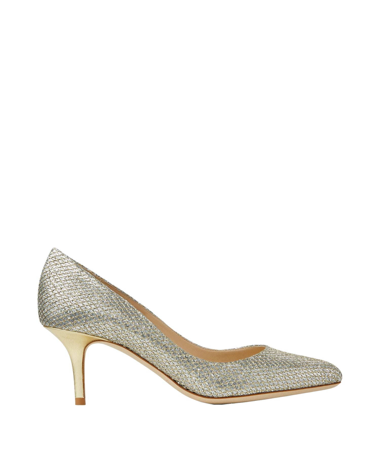 Irena round-toe pumps 65 in - Champagne