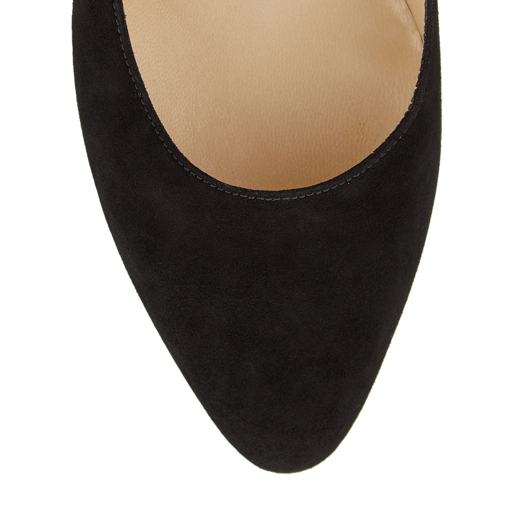 Irena round-toe pumps 65 in suede - Black