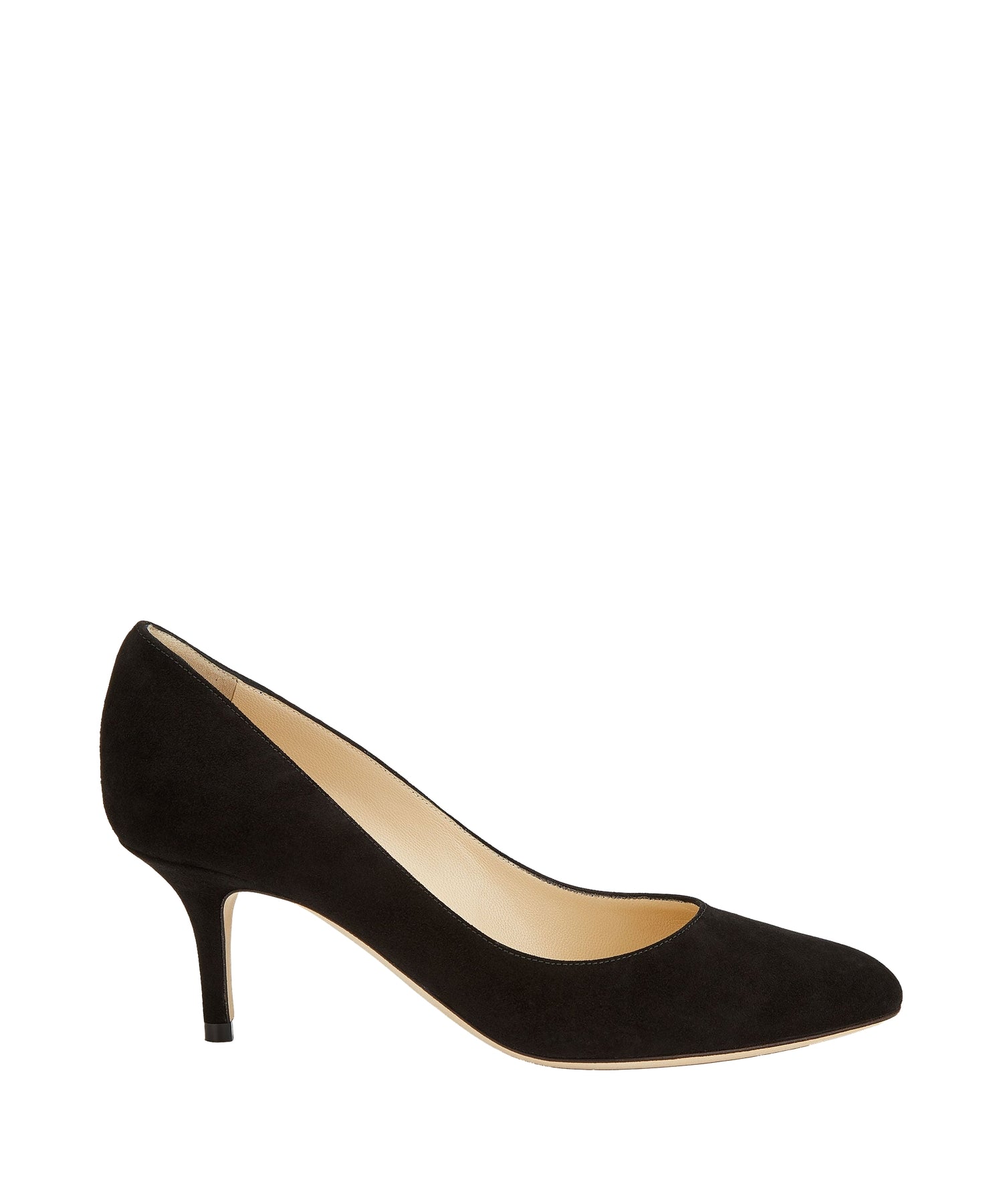 Irena round-toe pumps 65 in suede - Black