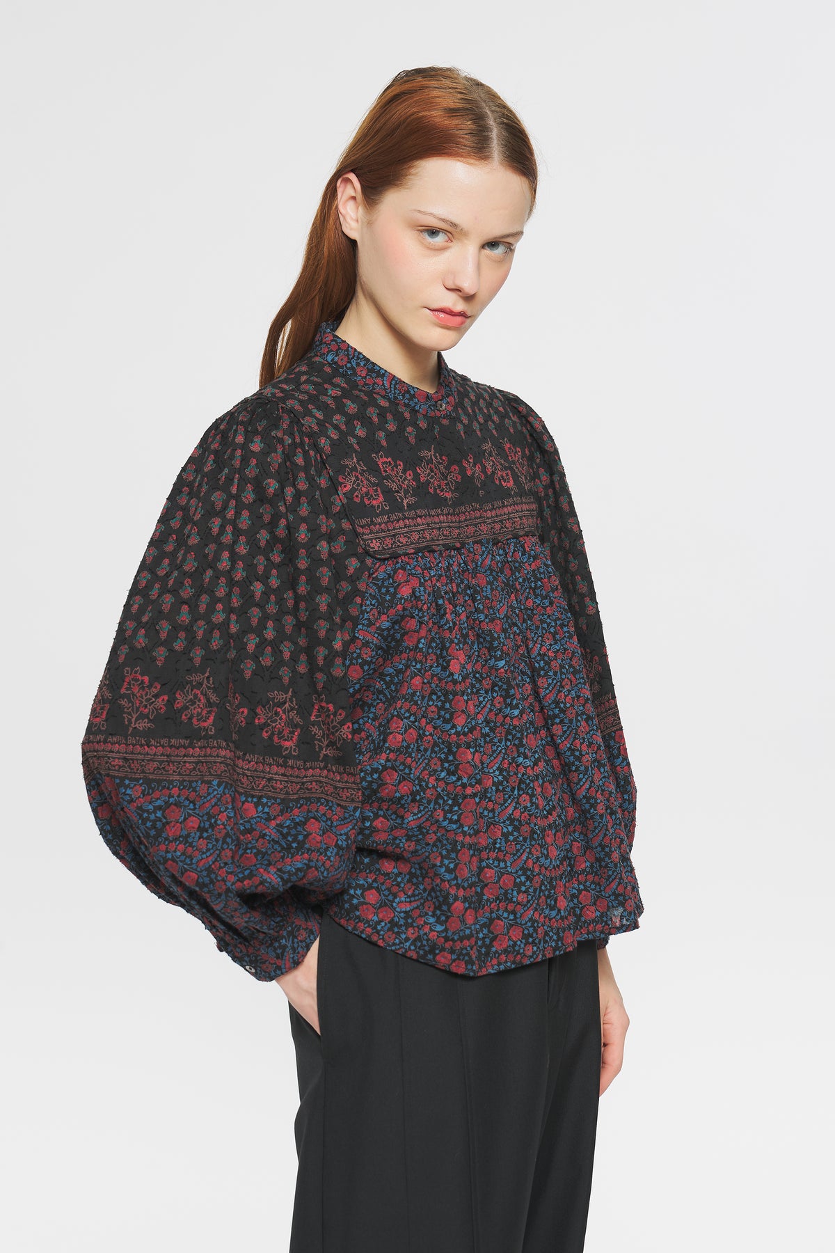Blouse imprimée Irina - Black