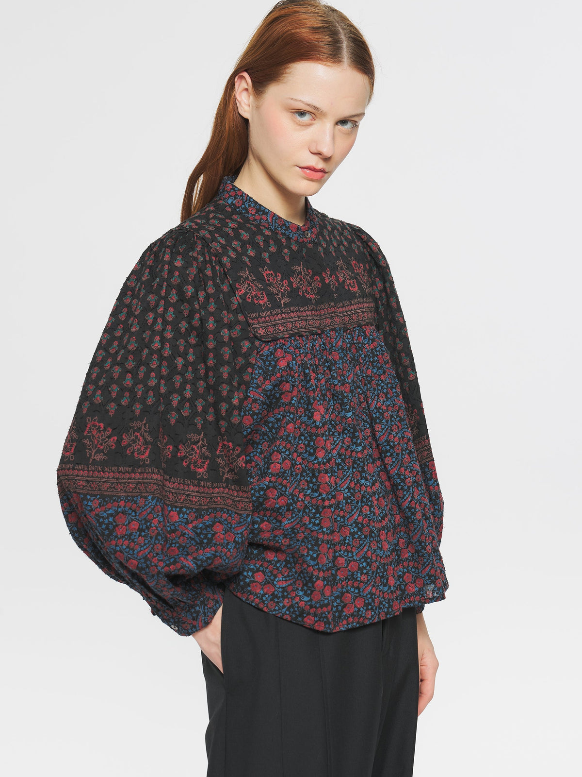 Blouse imprimée Irina - Black