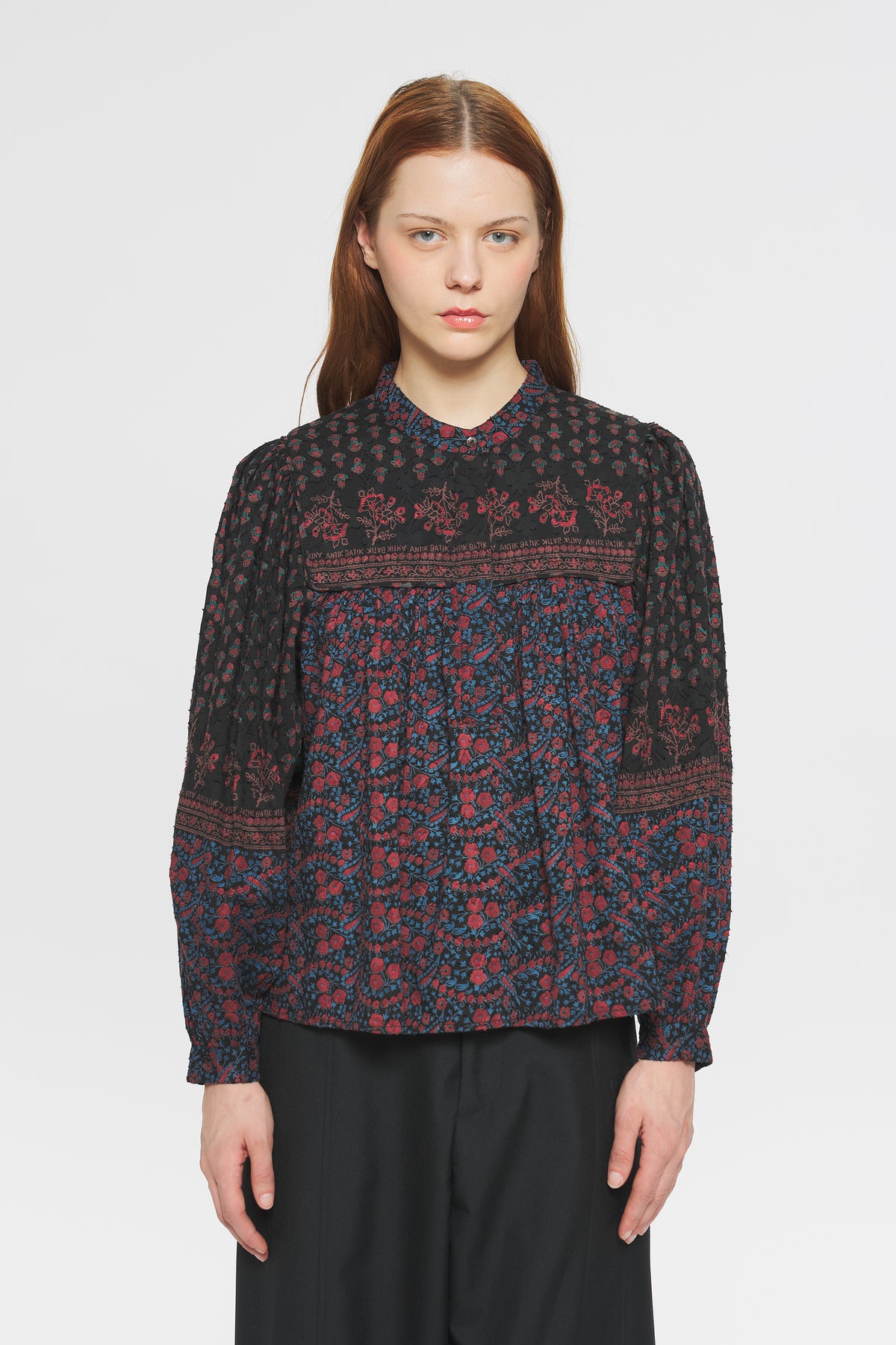 Blouse imprimée Irina - Black