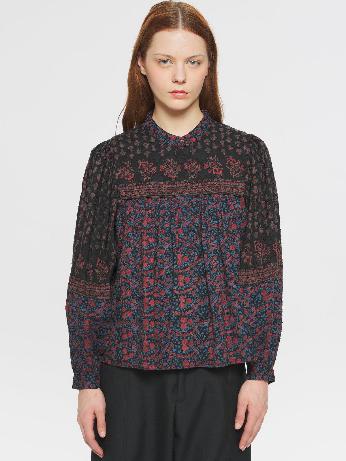 Blouse imprimée Irina - Black