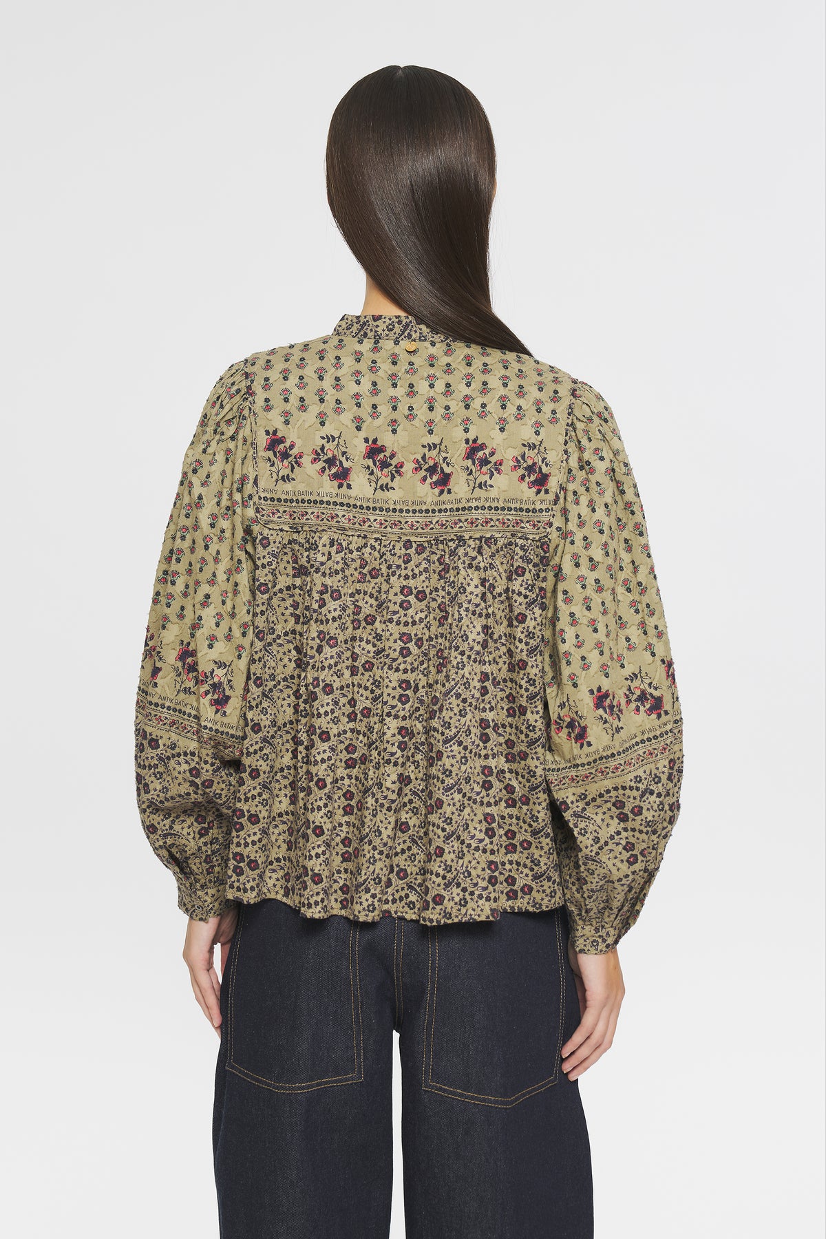 Blouse imprimée Irina - Kaki
