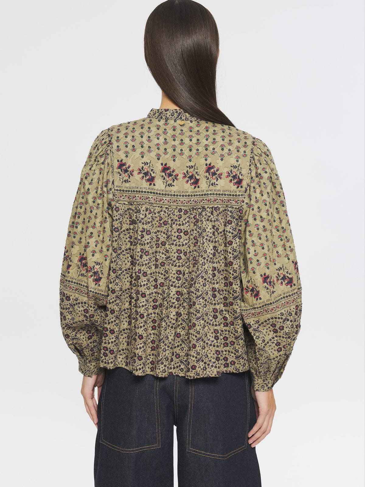 Blouse imprimée Irina - Kaki