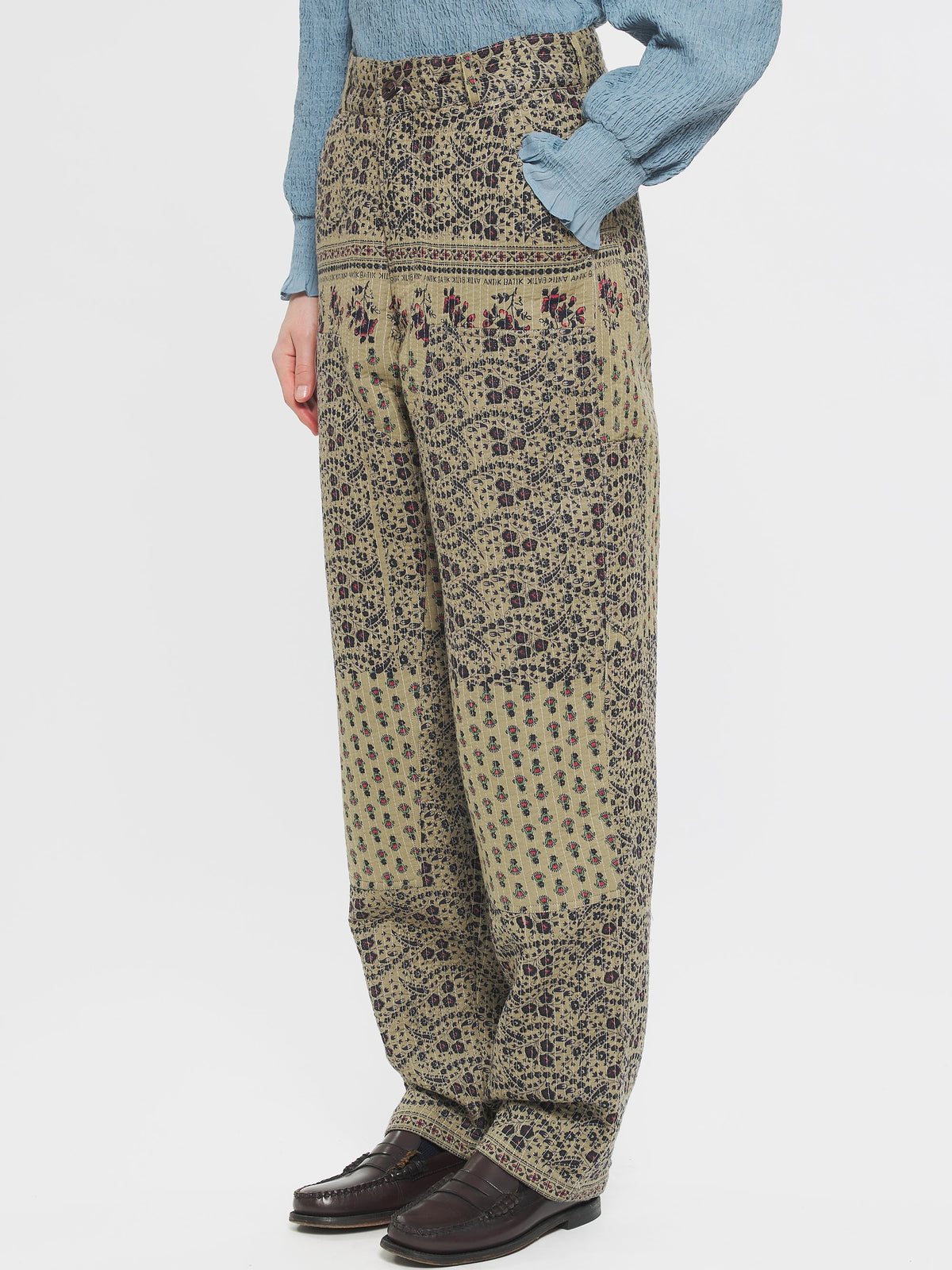 Pantalon imprimé Irina - Kaki