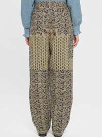Pantalon imprimé Irina - Kaki