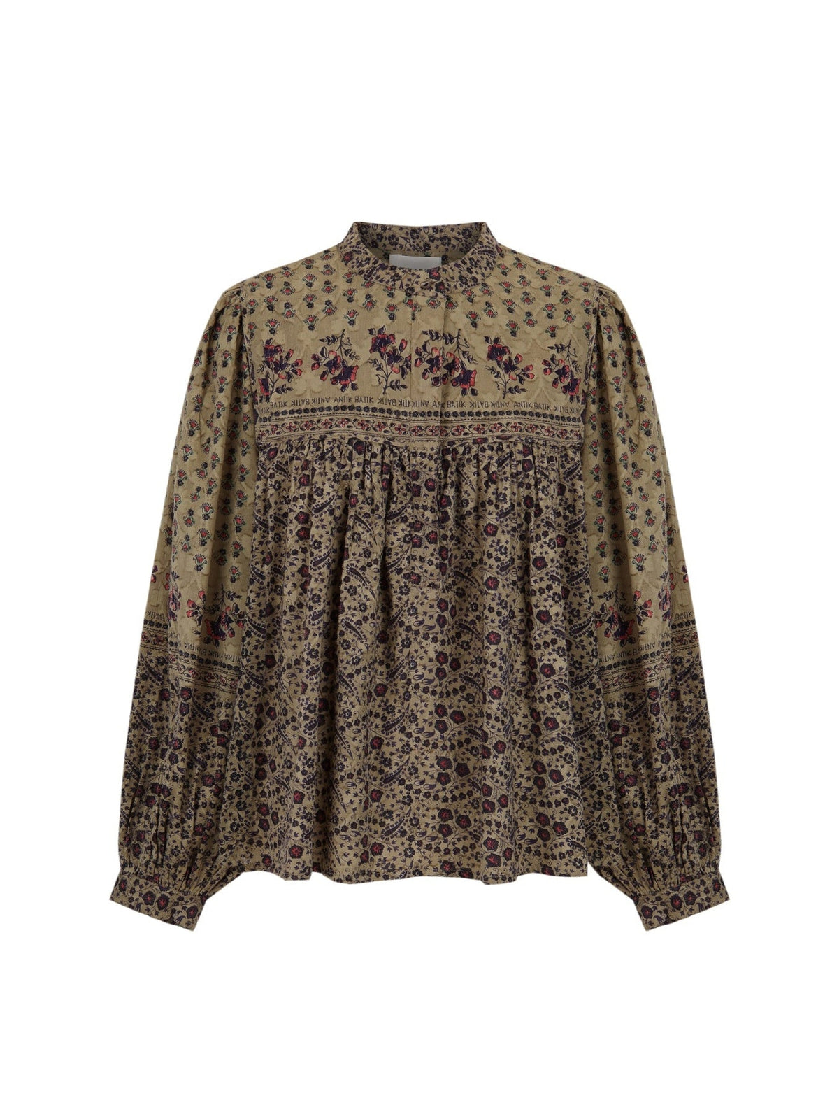 Blouse imprimée Irina - Kaki