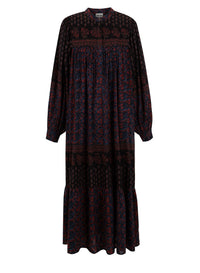 Robe longue imprimé Irina - Black
