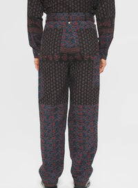 Pantalon imprimé Irina - Black