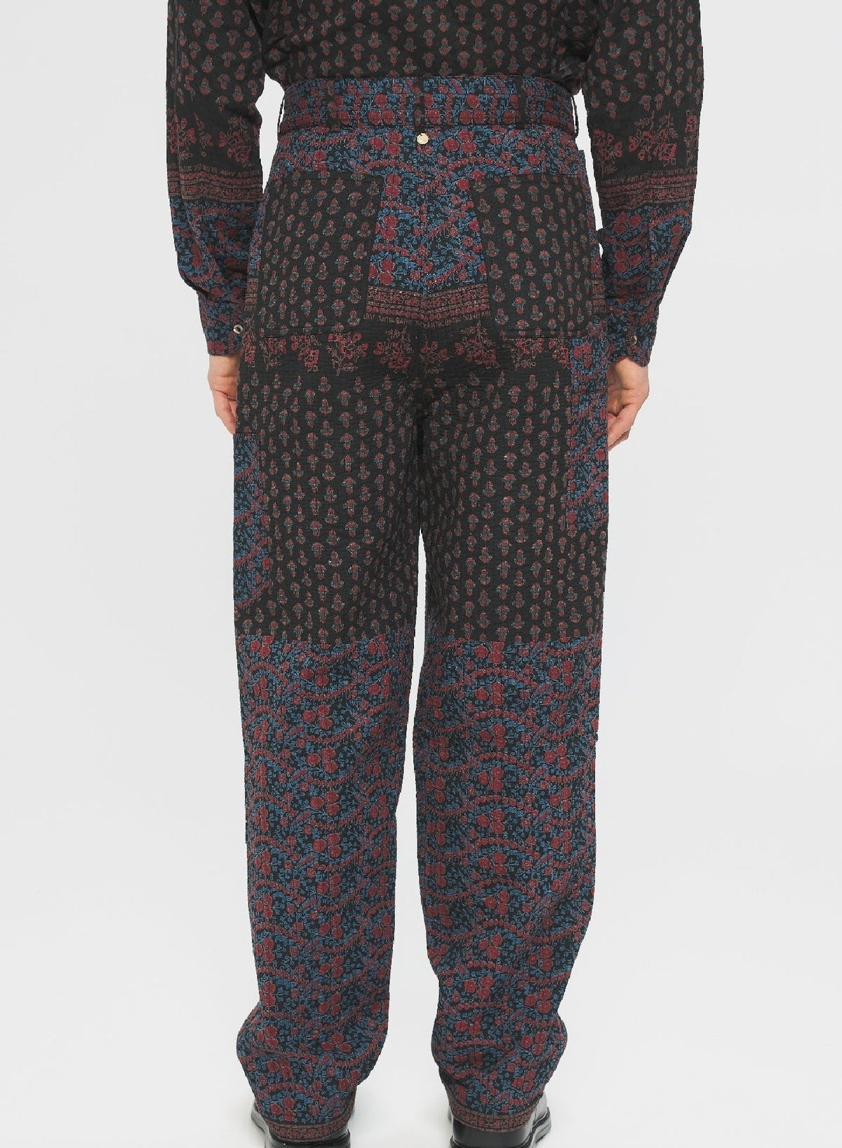 Pantalon imprimé Irina - Black
