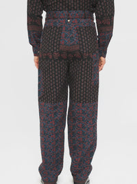 Pantalon imprimé Irina - Black