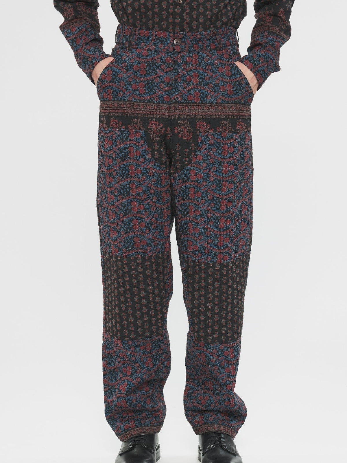 Pantalon imprimé Irina - Black