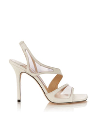 Sandales Isbel 100 en cuir - Milk & Clear