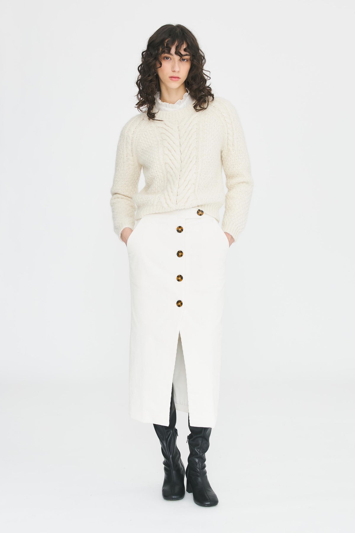 Pull Ishani - White