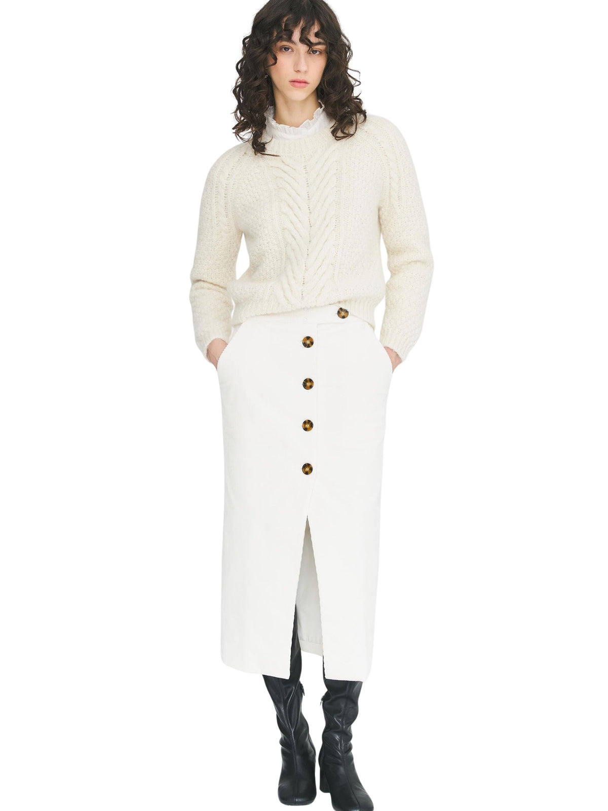 Pull Ishani - White