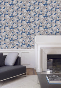 Rouleau Deauville - Gris, Blanc & Bleu