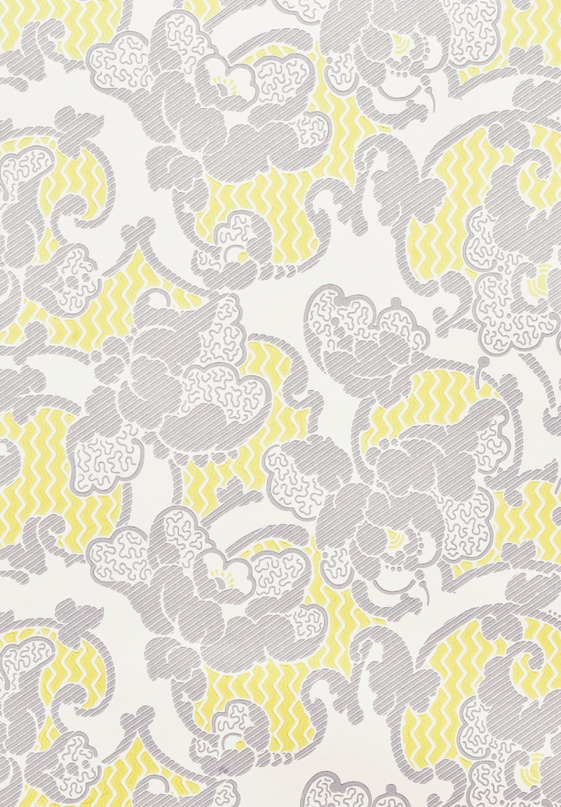Rouleau Deauville - Blanc, Gris & Citron Vert