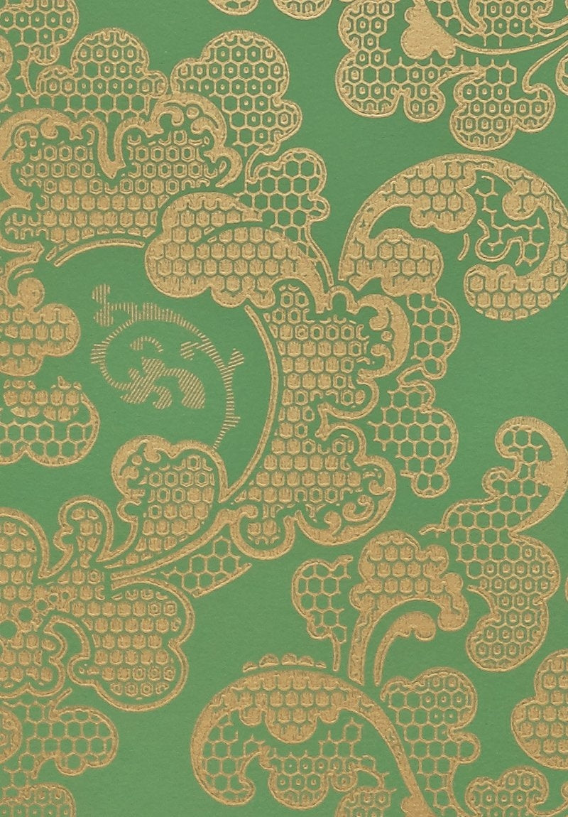 Rouleau Eugénie - Vert & Doré