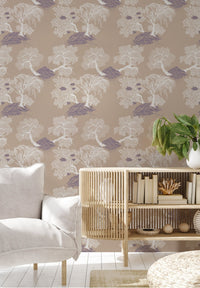 Rouleau Jardin d'Asie - Beige
