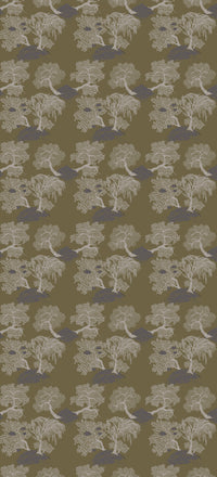 Rouleau Jardin d'Asie - Kaki