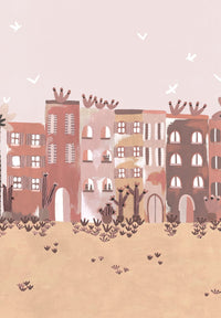 Lot de 2 panneaux Marrakech - Poudré