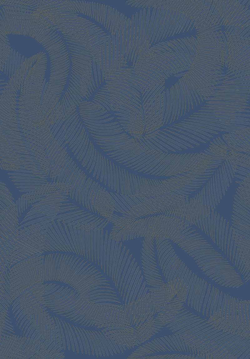 Rouleau Plumes - Bleu